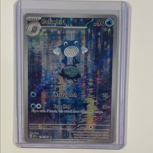 Poliwhirl Holographic Pokemon Card